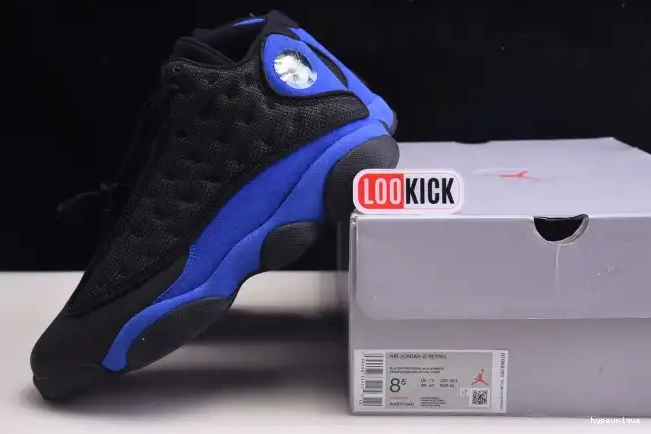 HYPE Jordan Black Retro Royal 414571-040 Hyper 13 0505